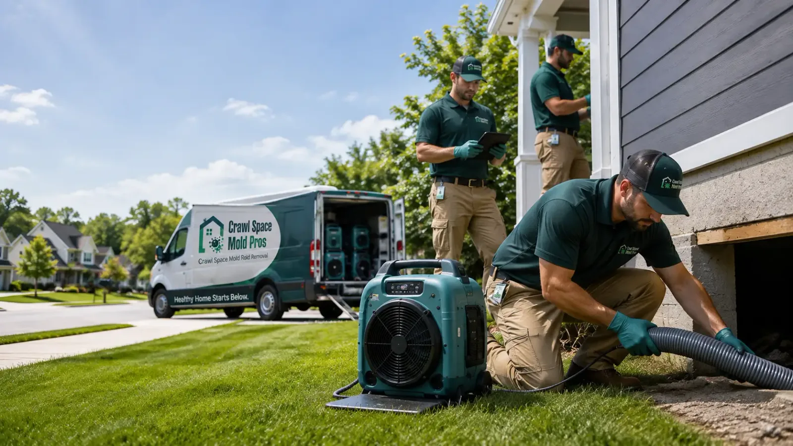 Crawl Space Mold Removal in Pamplin, VA